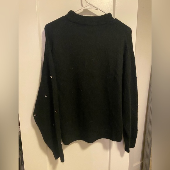 H&M black sweater with bead embellishments - Picture 2 of 3